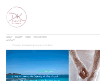Tablet Screenshot of dkeventsbh.com